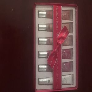 Makeup. Lip gloss set.